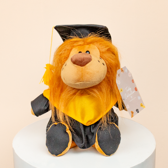 PELUCHE LEON GRADUADO SORPRENDE LIMA