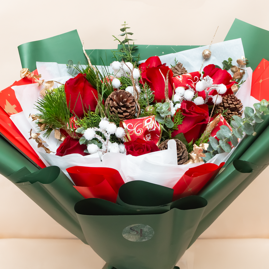 RAMO DE FLORES NAVIDEÑO