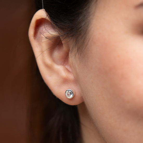 ARETES CIRCONES DIAMANTE
