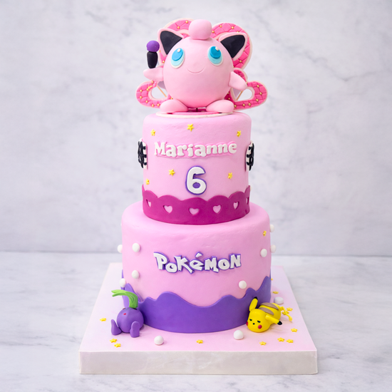 TORTA 2 PISOS JIGGLYPUFF POKEMÓN