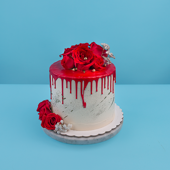Torta Rosas Rojas