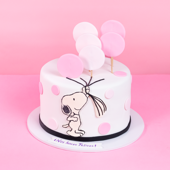 TORTA SNOOPY ROSADO