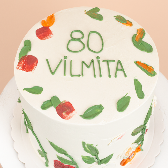 Torta Plantas y Hojas