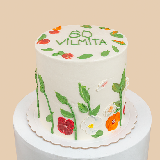 Torta Plantas y Hojas
