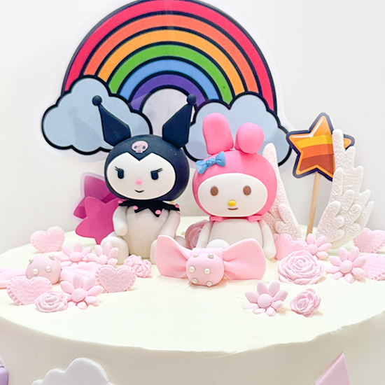 TORTA KUROMI Y MY MELODY