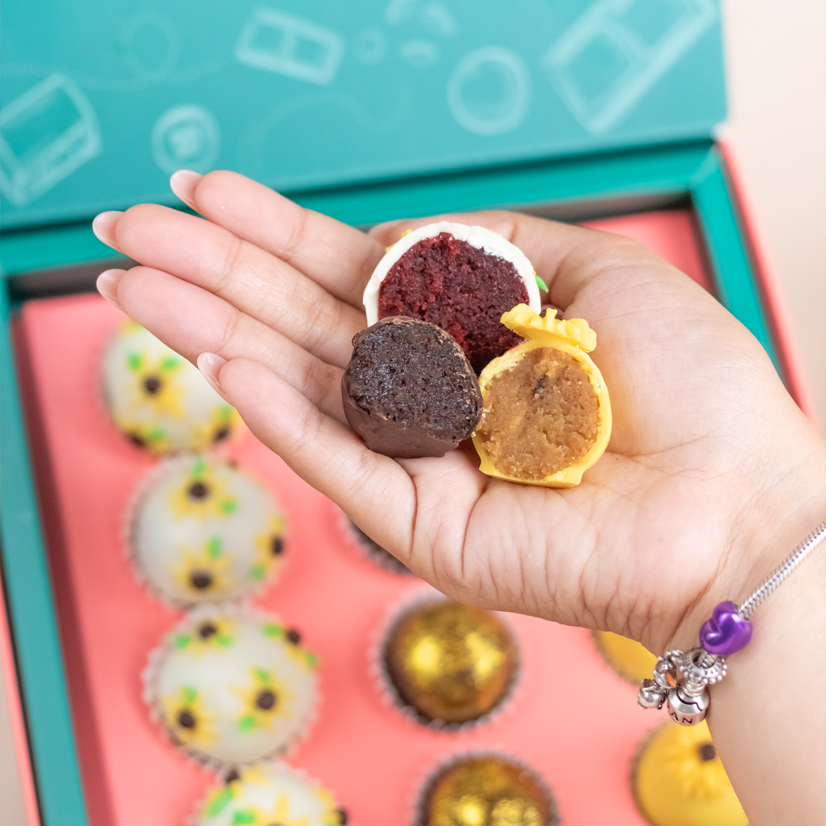 CAJA DE TRUFAS PRIMAVERA