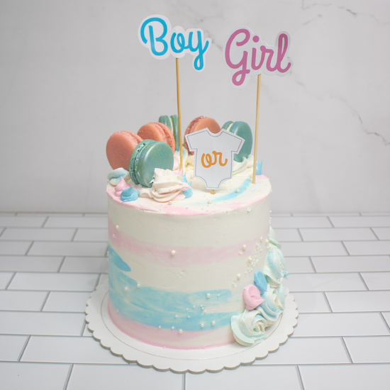 Gender Reveal Cake