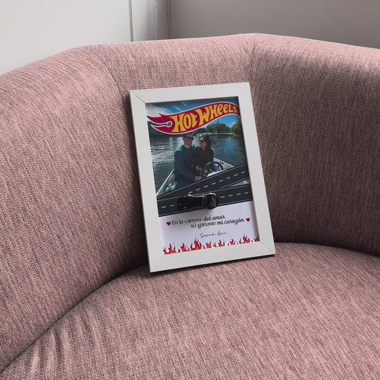 CUADRO CARRITO HOT WHEEL PERSONALIZADO
