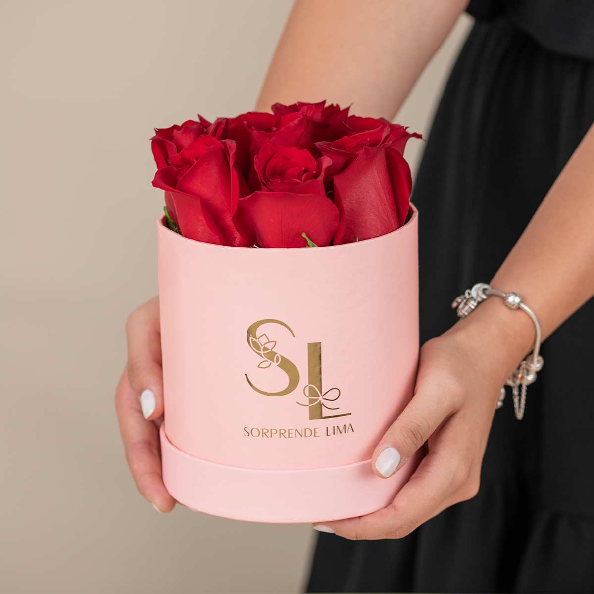 Mini Box Roses Rosa