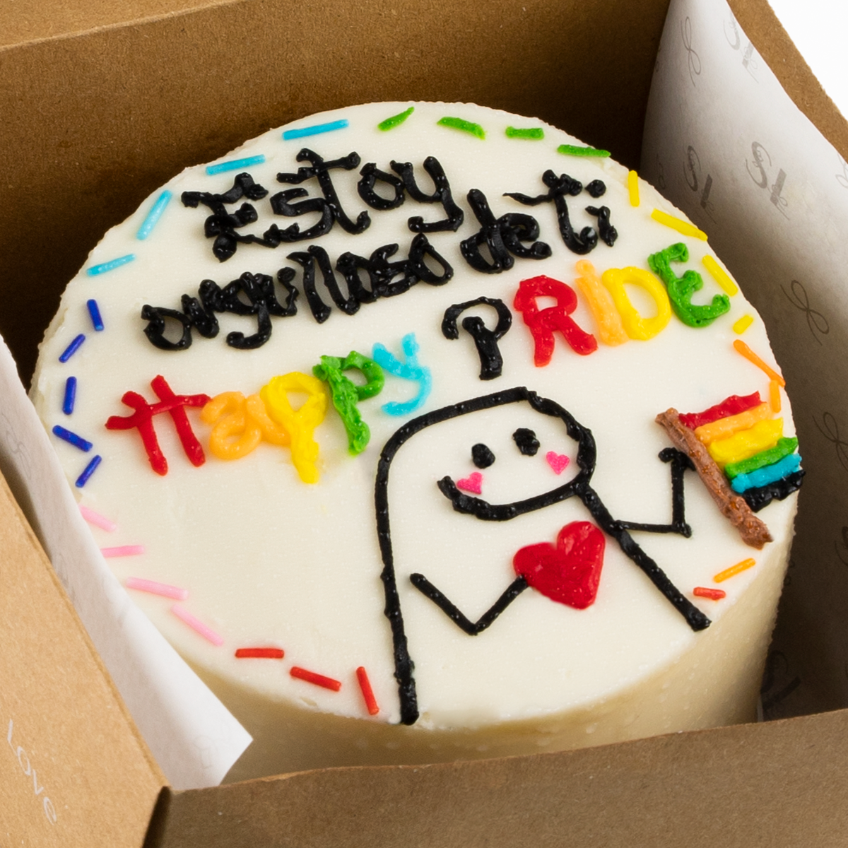 Bento Cake Orgulloso de ti 🌈