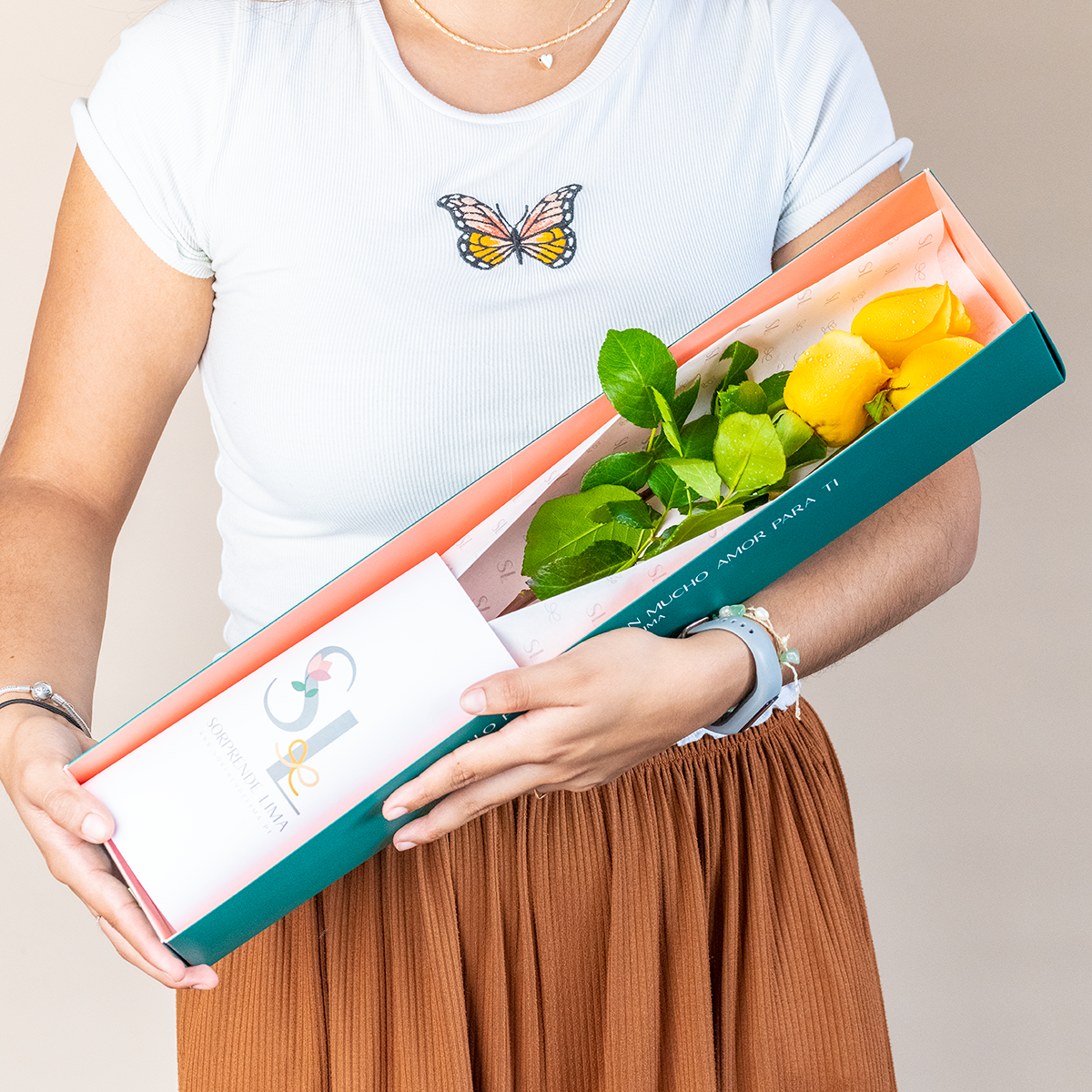 CAJA 3 ROSAS