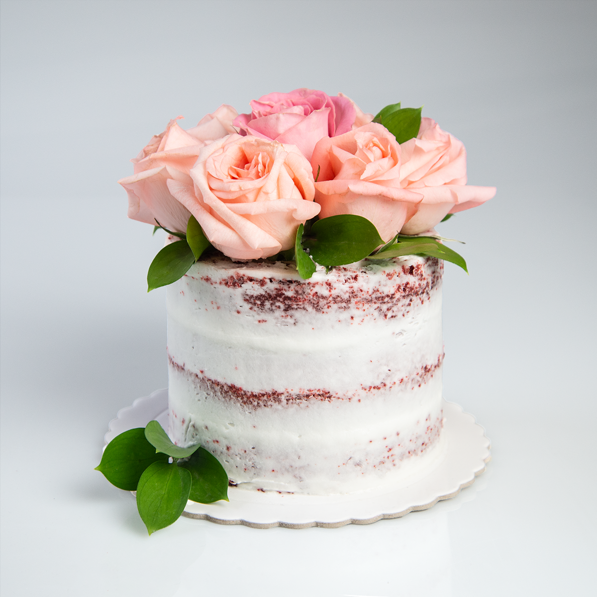 Rosas Naked Cake