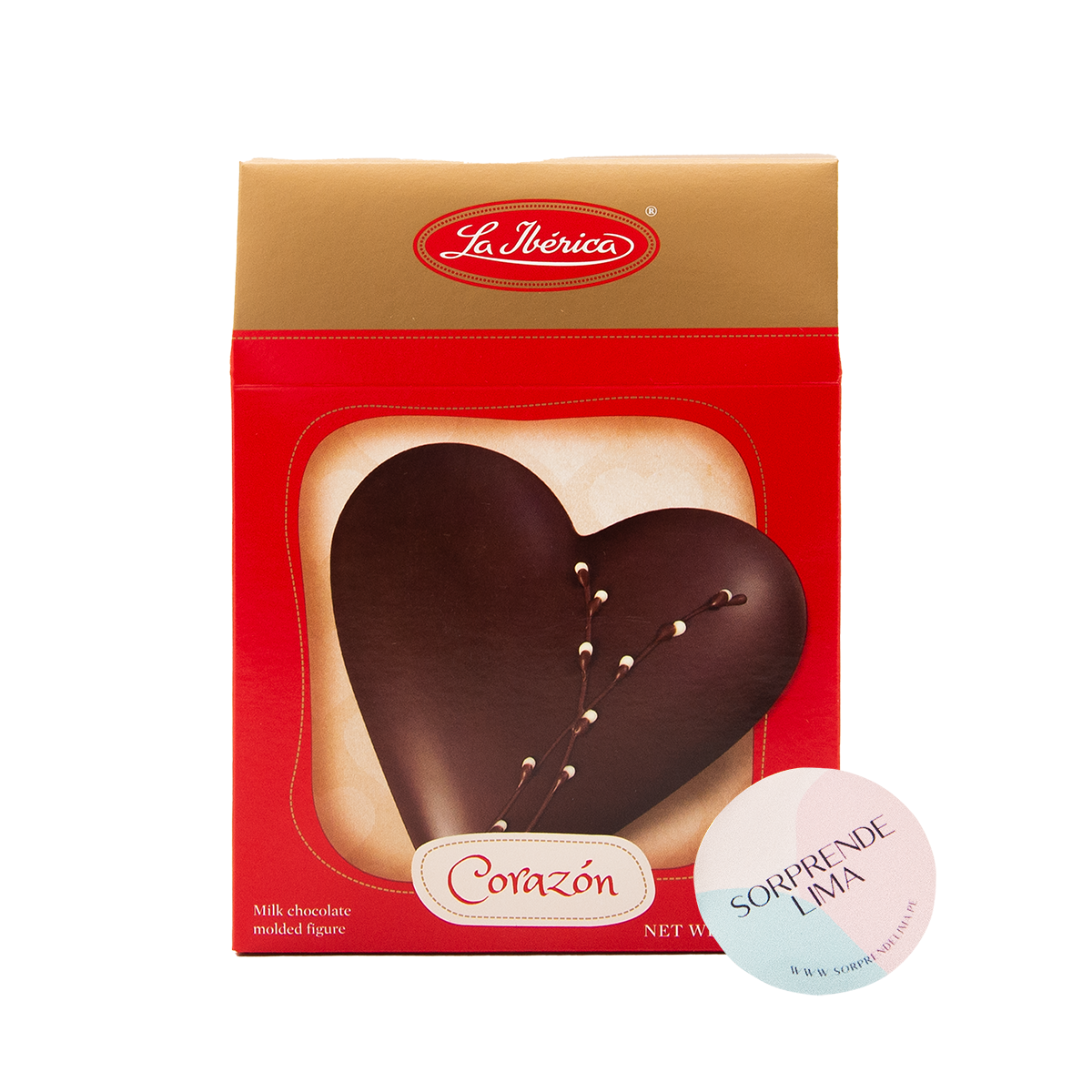 CHOCOLATE CORAZÓN IBERICA SAN VALENTÍN