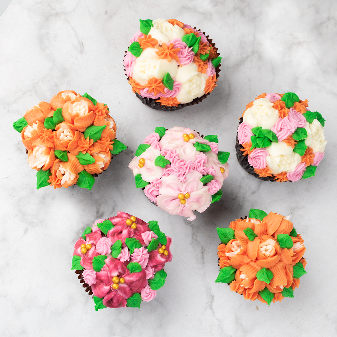 Cupcakes Flowers
