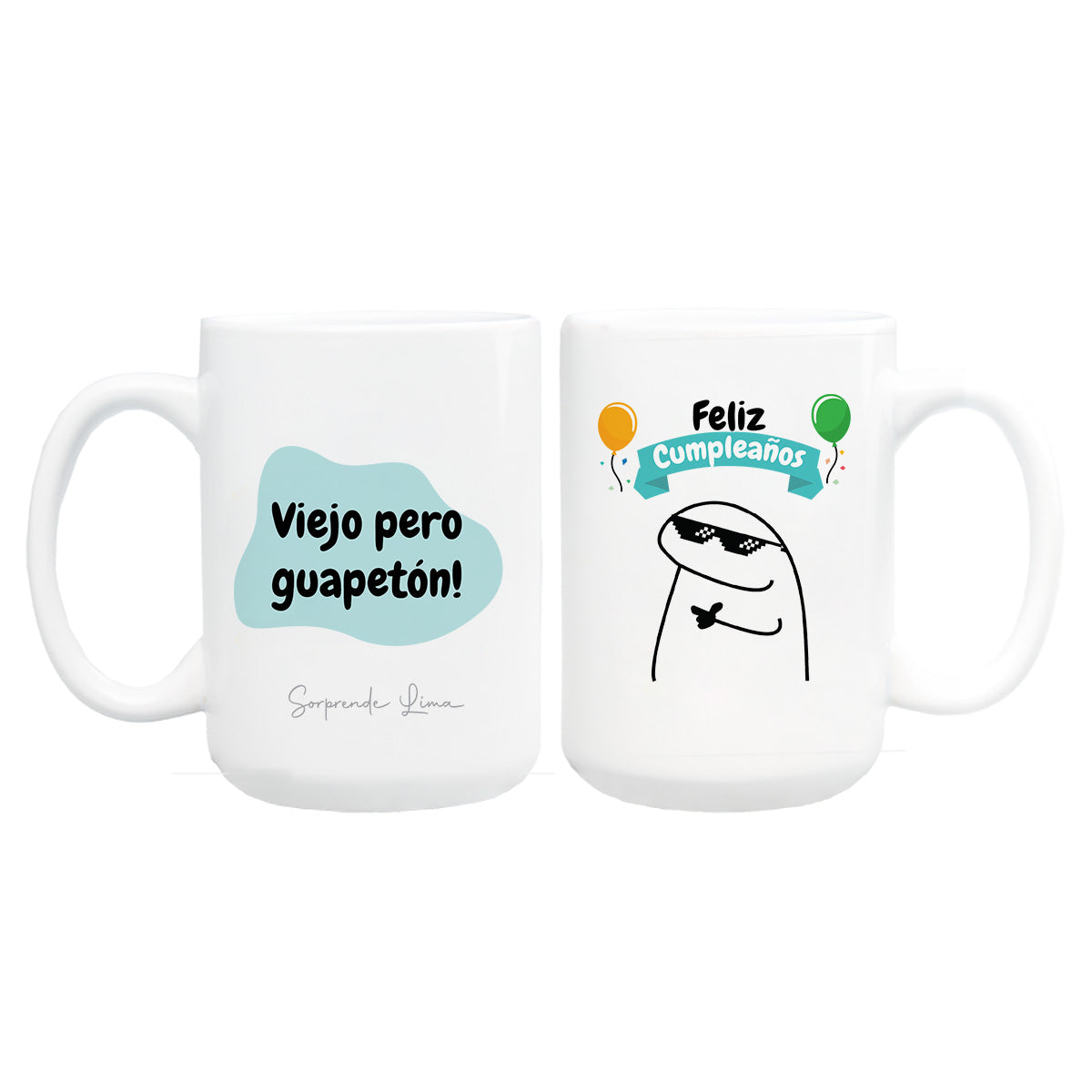 Taza "Viejo pero guapetón"