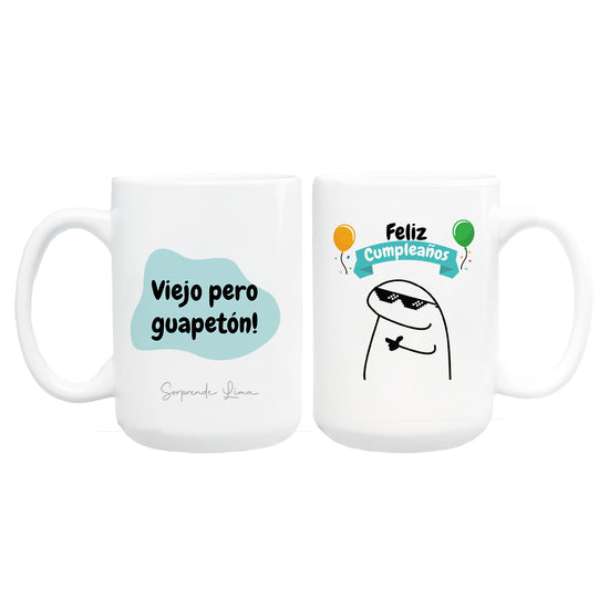 Taza "Viejo pero guapetón"