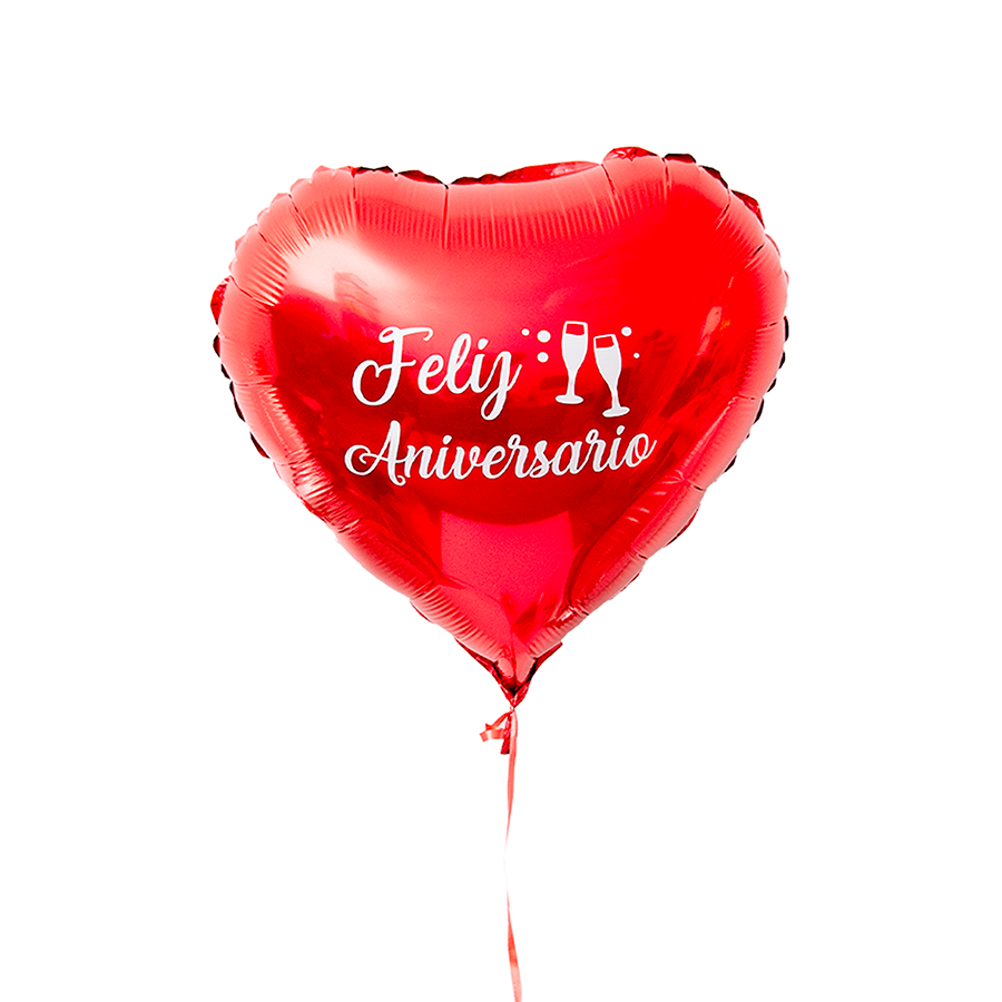 Globo Helio corazón Personalizado