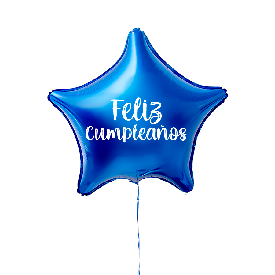Globo Helio Estrella Personalizado