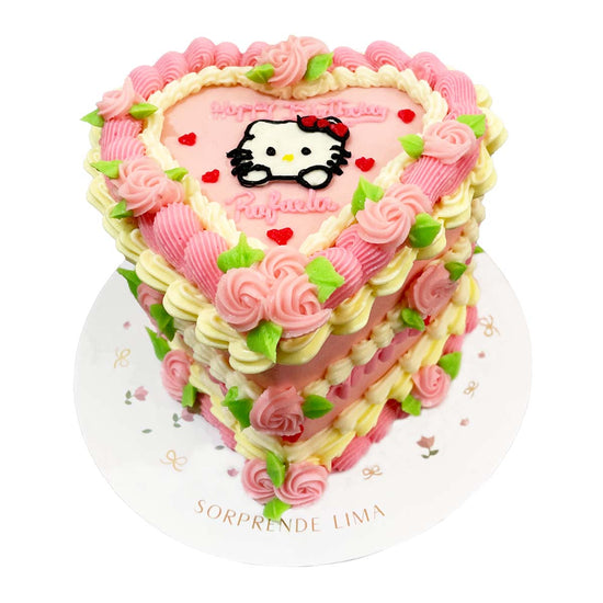 Cake Hello Kitty Corazón