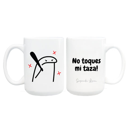 Taza "No toques mi taza"