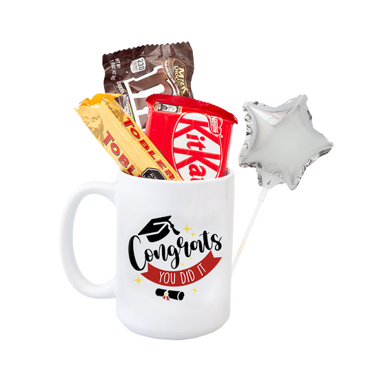 Taza Graduación con Chocolates