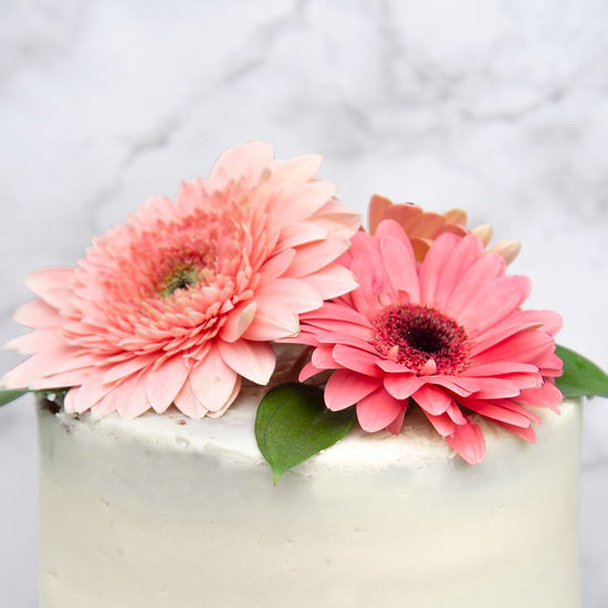 Gerberas Naked Cake