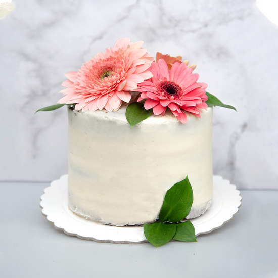 Gerberas Naked Cake