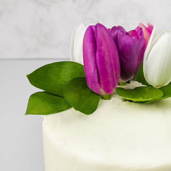 Tulipanes Naked Cake