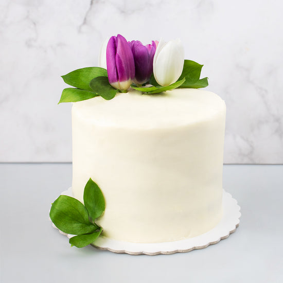 Tulipanes Naked Cake