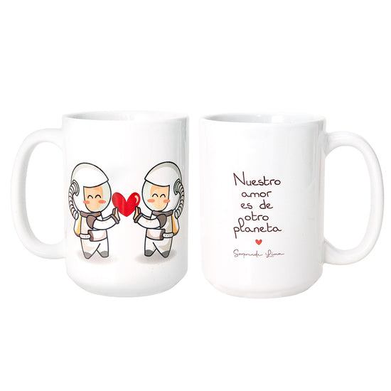 Taza Astronautas Love