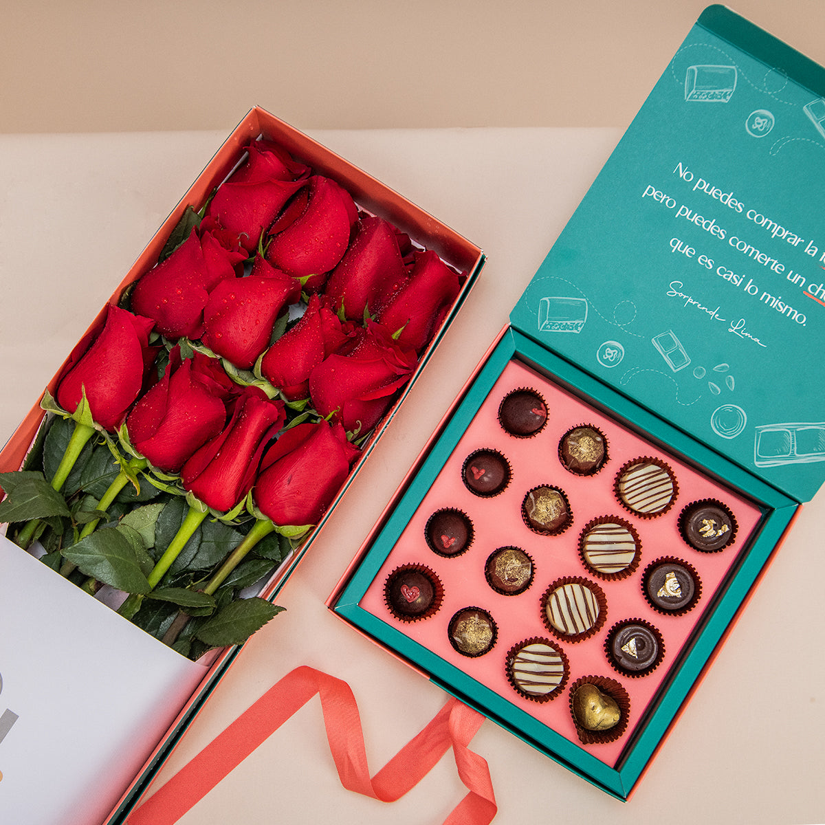 Pack Rosas y bombones