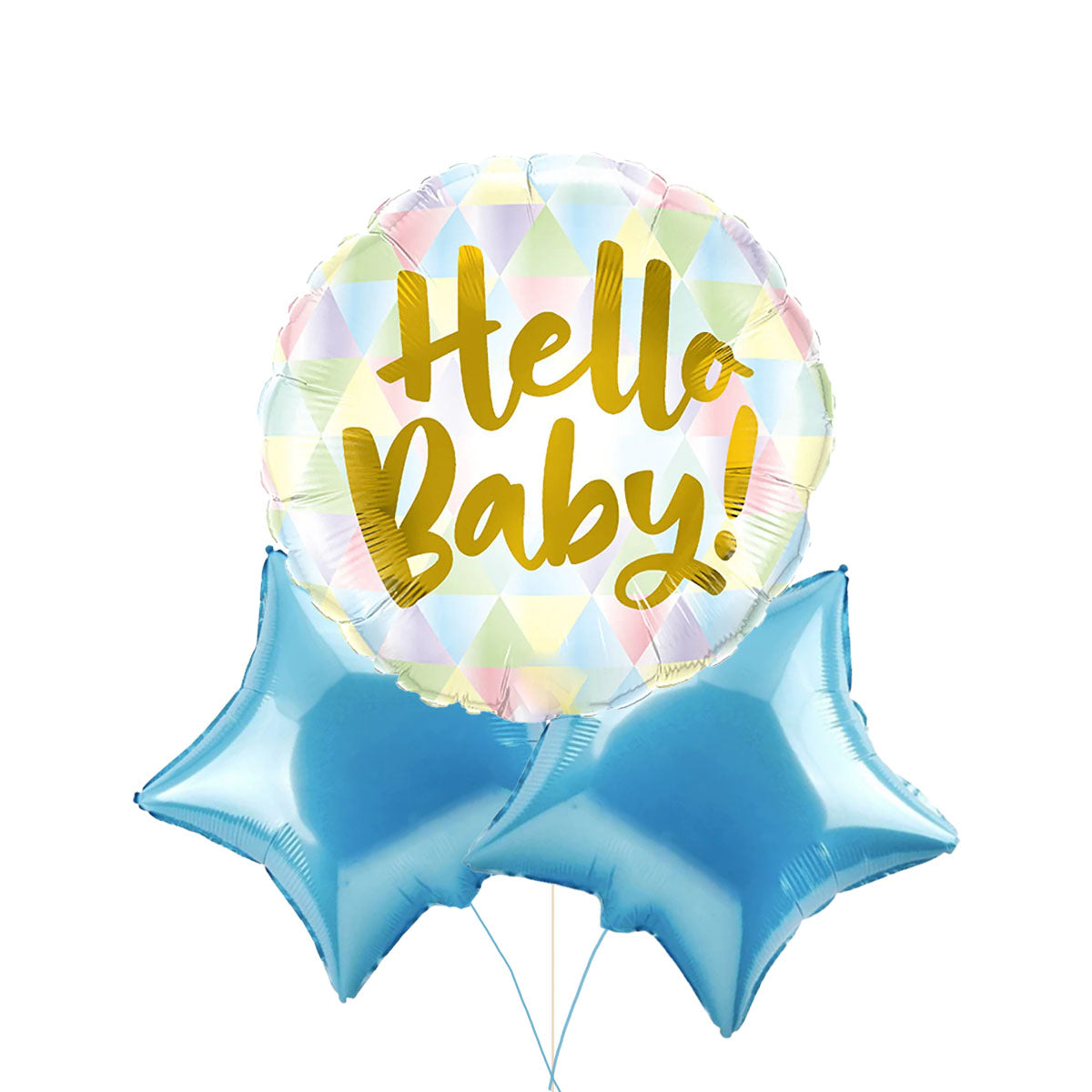 BOUQUET HELLO BABY Y 2 ESTRELLAS