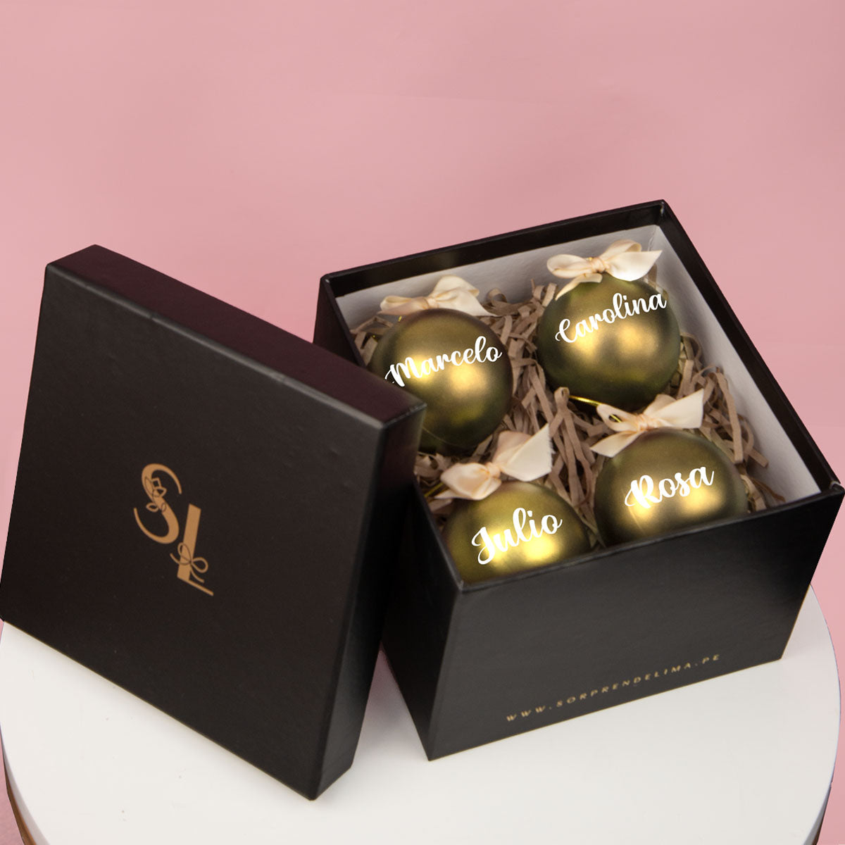 BOX ESFERAS NAVIDEñAS PERSONALIZABLES