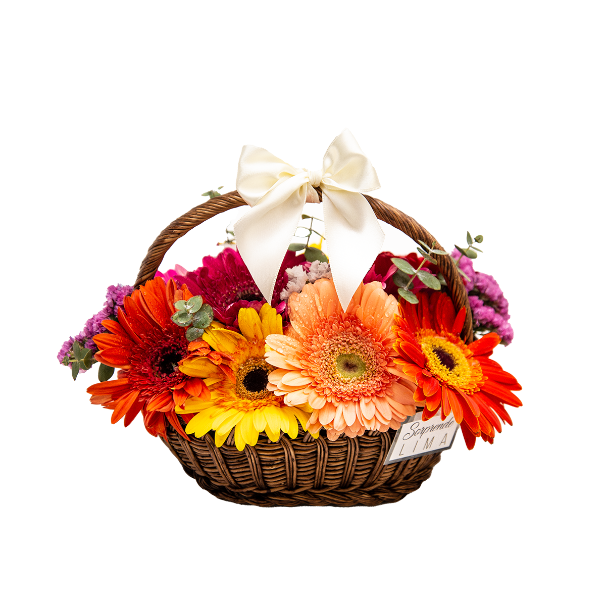 Mini Gerberas Basket