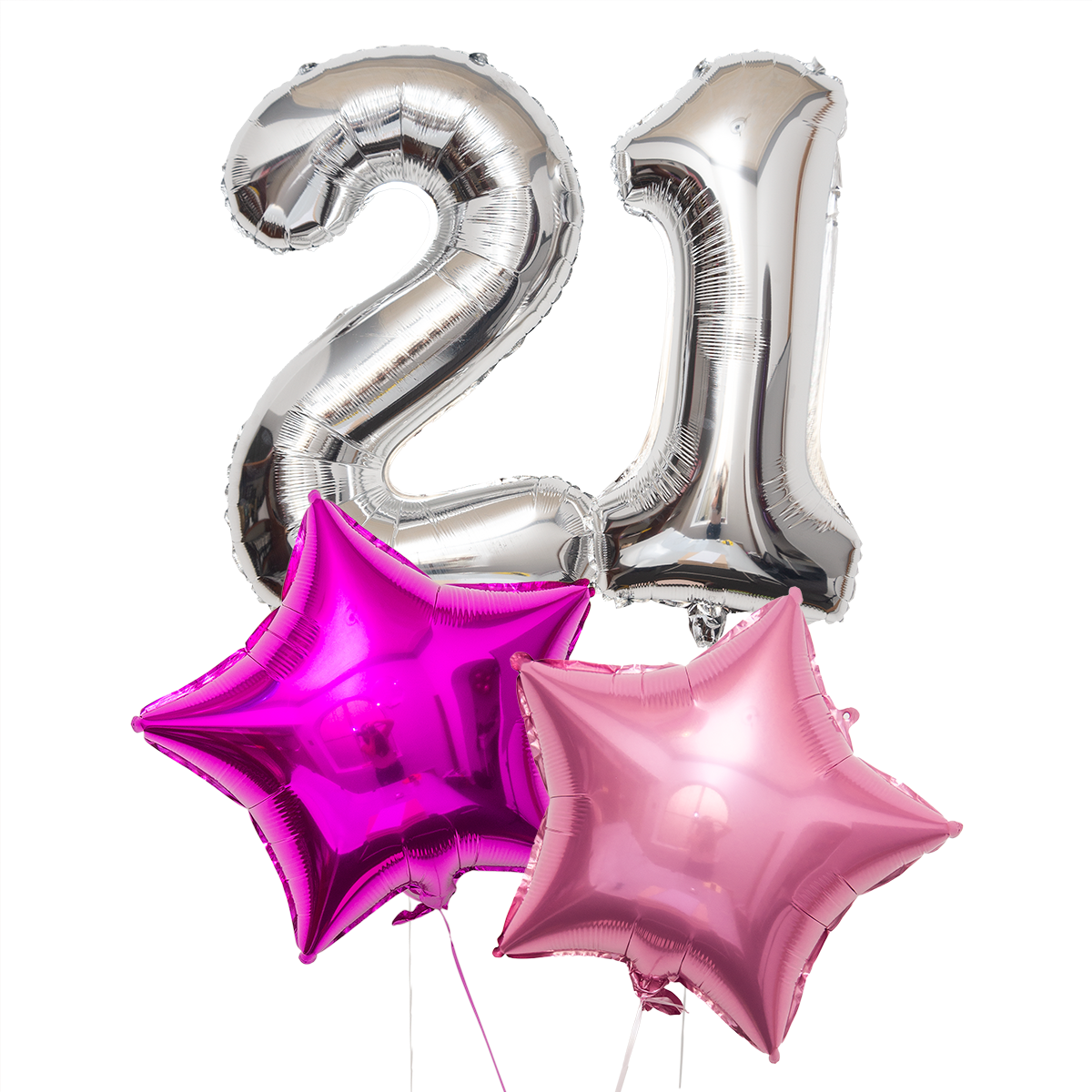 Bouquet Numbers Balloon y 2 estrellas