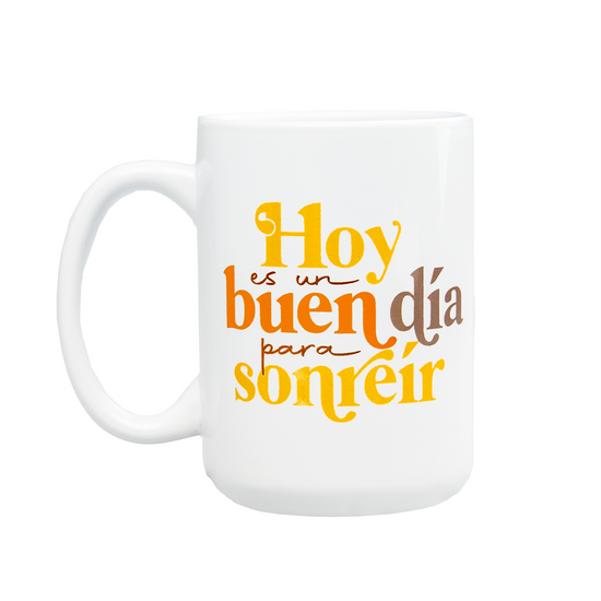 Taza "Un día para sonreír"